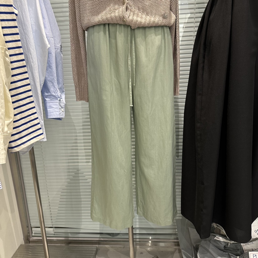 PLAMM韓國代購女裝新品推薦人氣熱賣時尚職業休閑褲亞麻布PLAMM休閑褲圖色2
