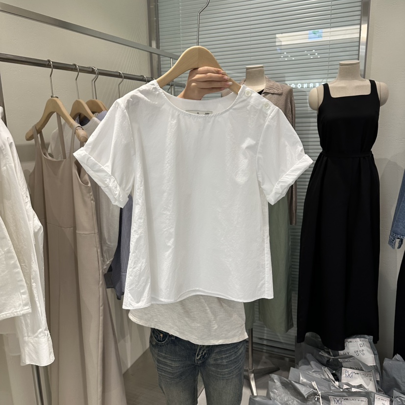PLAMM韓國代購女裝新款職業26春夏推薦熱賣休閑時尚人氣T恤PLAMMT恤圖色1