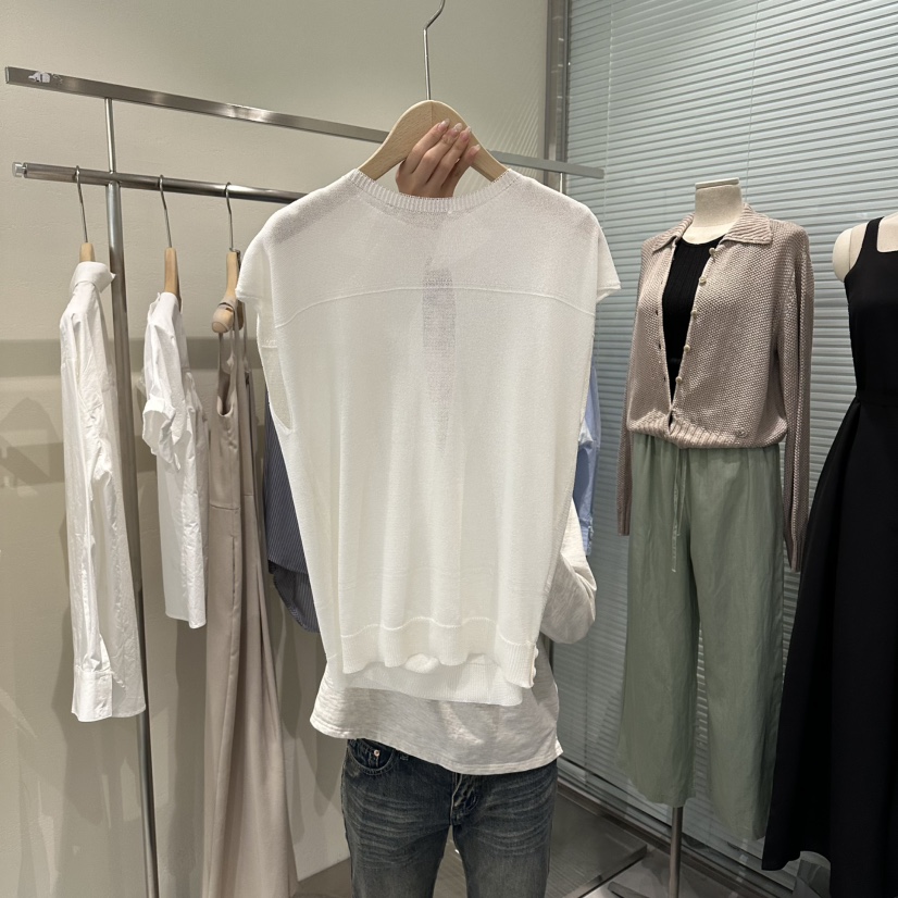 PLAMM韓國代購女士新品時尚熱賣人氣職業推薦26春夏休閑馬甲PLAMM馬甲圖色1