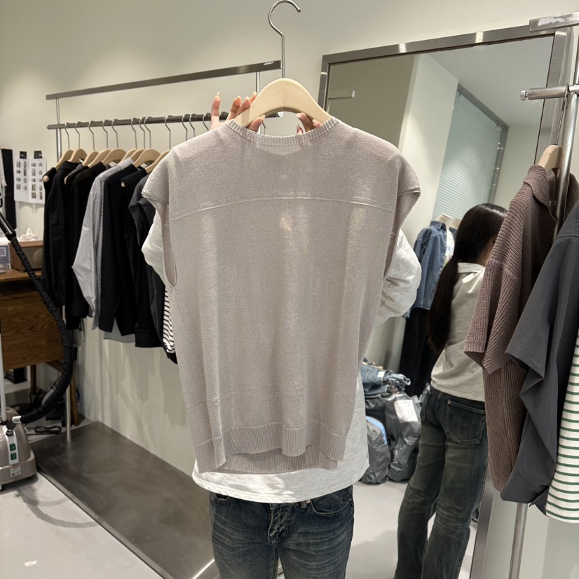 PLAMM韓國代購女士新品時尚熱賣人氣職業推薦26春夏休閑馬甲PLAMM馬甲圖色2