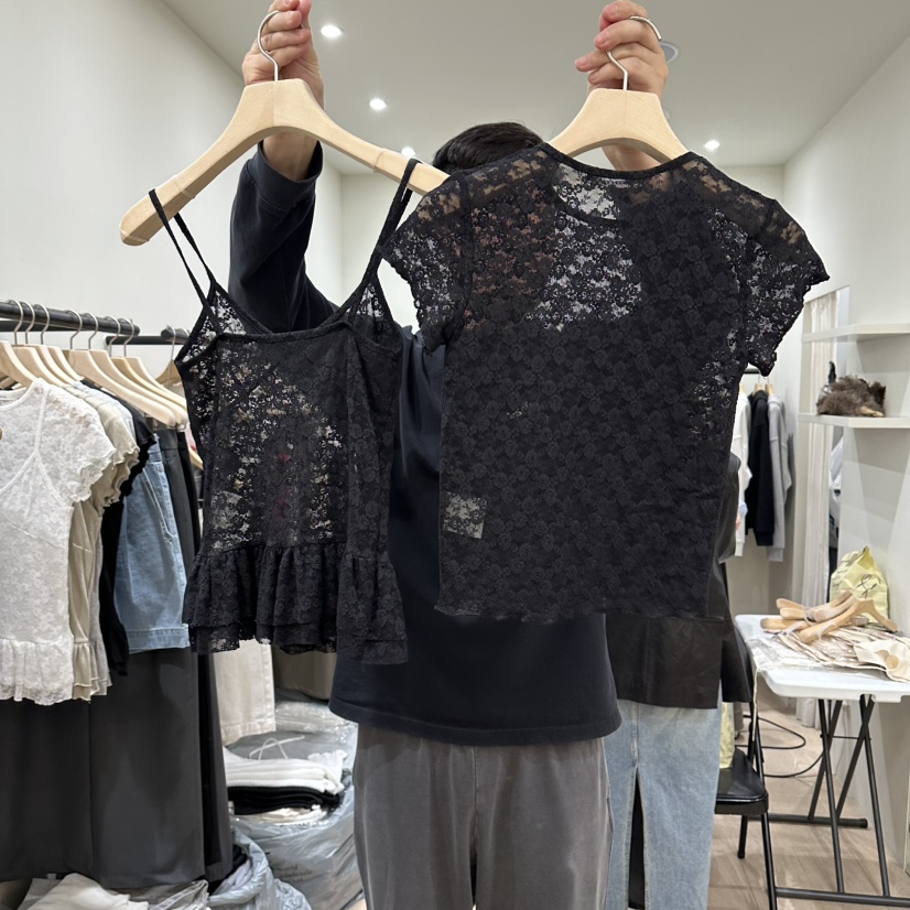 NOTTINGHAM/AVECNOUS/MODEST韓國直郵實拍女裝新款26春夏套裝兩件套NOTTINGHAM/AVECNOUS/MODEST套裝