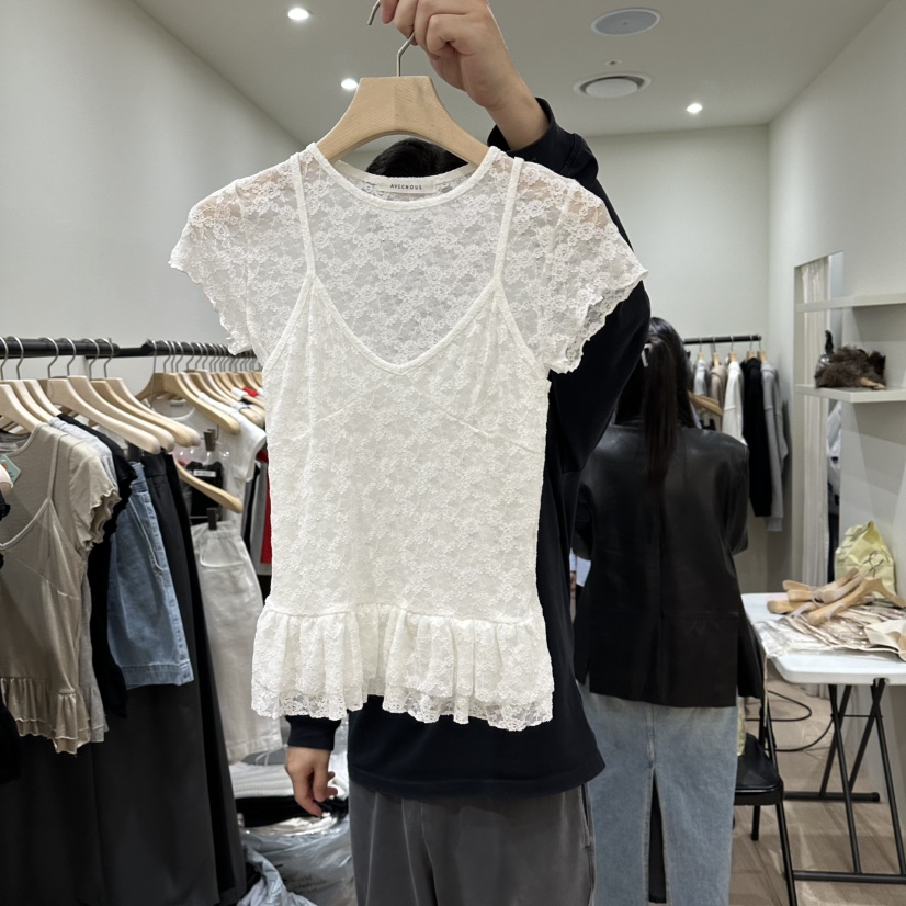 NOTTINGHAM/AVECNOUS/MODEST韓國直郵實拍女裝新款26春夏套裝兩件套NOTTINGHAM/AVECNOUS/MODEST套裝圖色1