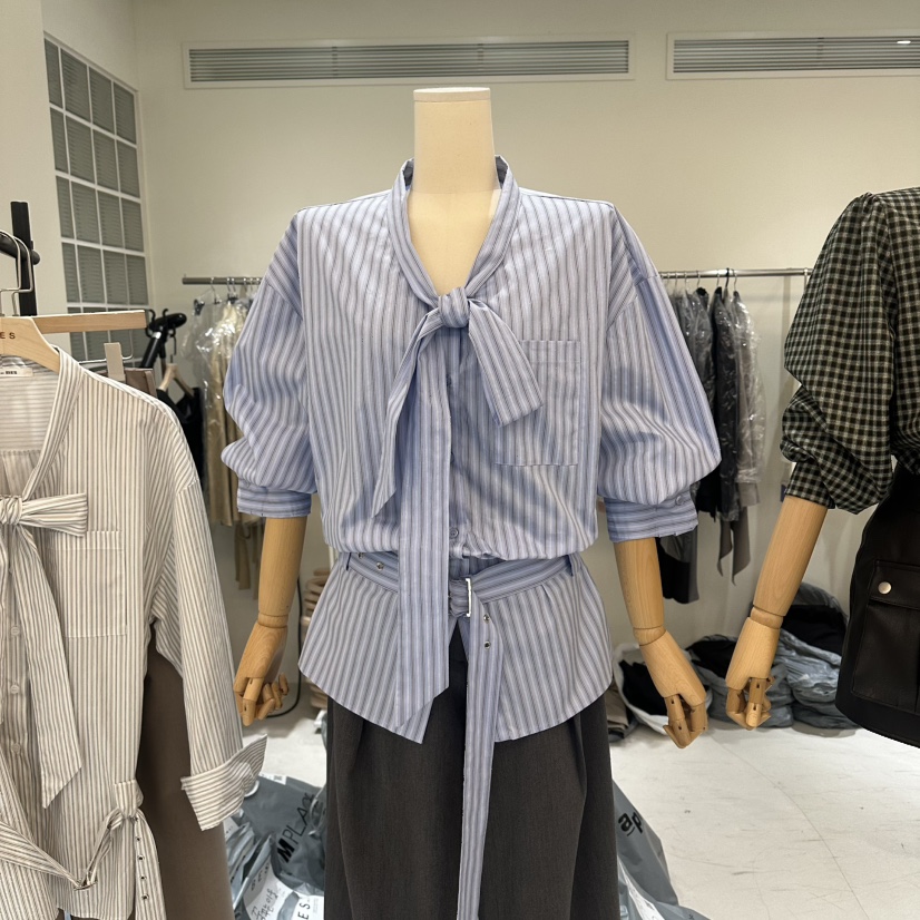 BES韓國直郵實拍女士新款熱賣人氣推薦職業休閑襯衫蕾絲衫BES SEOUL襯衫/蕾絲衫圖色1