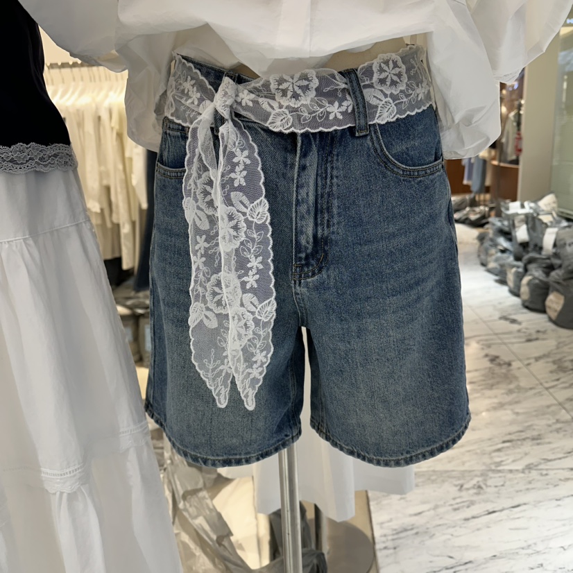 RICH SISTER韓國直郵女裝新款熱賣職業人氣短褲不含腰帶RICH SISTER短褲圖色1