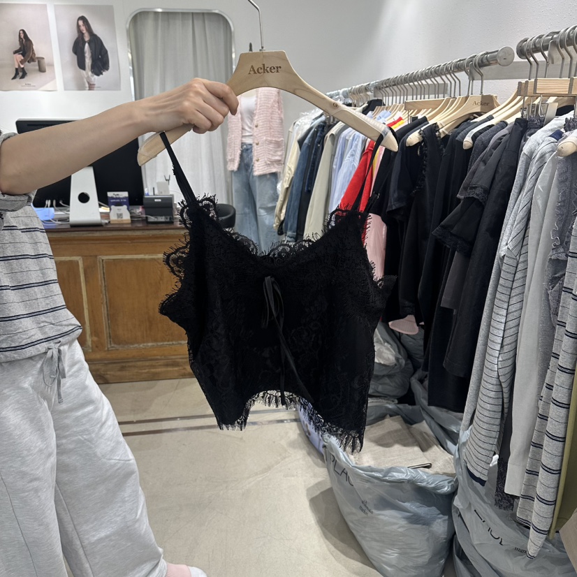 ACKER韓國東大門代購女士新品時尚26春夏推薦吊帶背心蕾絲ACKER吊帶/背心圖色3