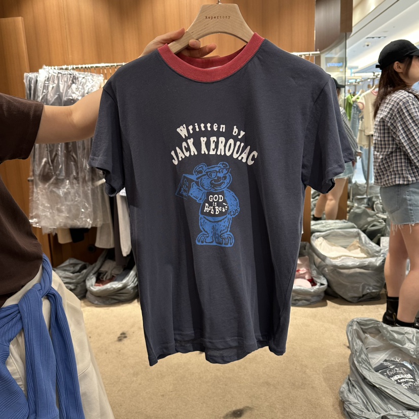 REPERTORY韓國代購女裝新款休閑人氣熱賣26春夏推薦職業T恤REPERTORYT恤圖色1