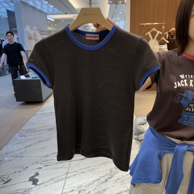 REPERTORY韓國東大門代購女士新品熱賣休閑26春夏人氣T恤REPERTORYT恤圖色2