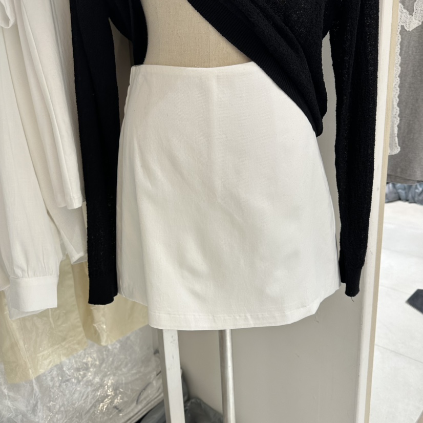 WRITTEN BY韓國東大門代購女士新款26春夏推薦時尚裙褲亞麻WRITTEN BY裙褲圖色1