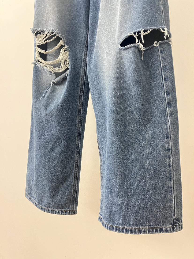 LOGON韓國東大門代購女士新款職業26春夏推薦人氣熱賣牛仔褲LOGON牛仔褲