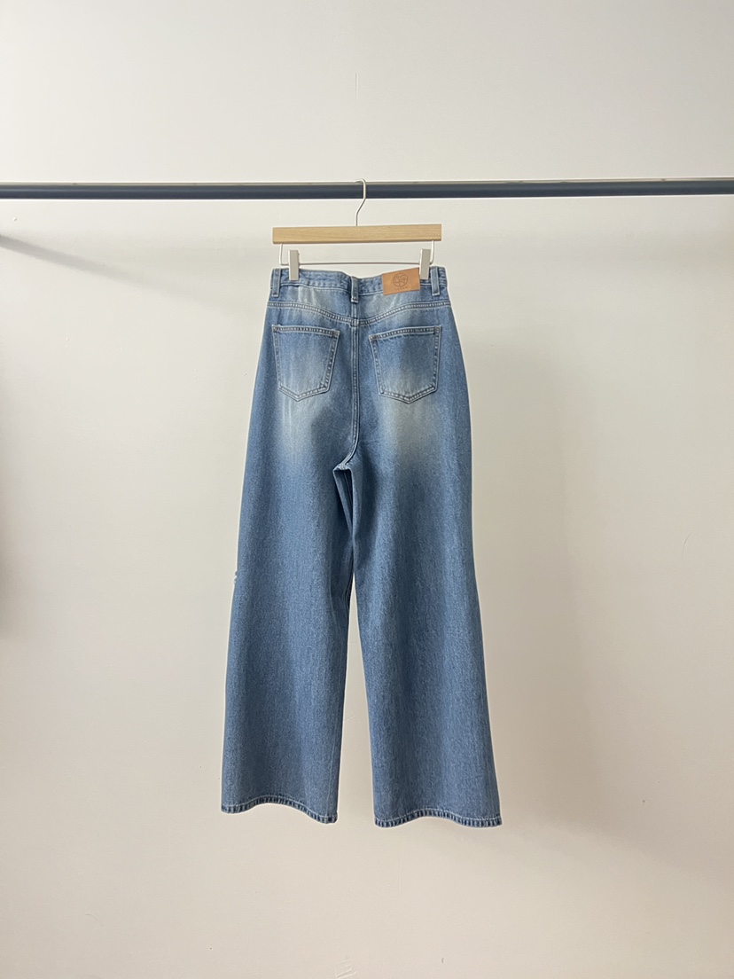 LOGON韓國東大門代購女士新款職業26春夏推薦人氣熱賣牛仔褲LOGON牛仔褲