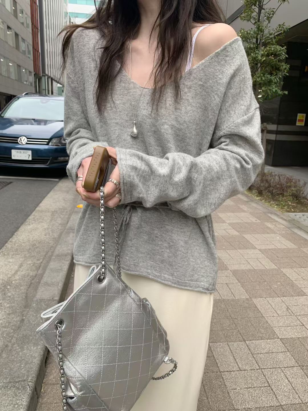 MELLOUNGE-멜라운지-T韓國直郵實拍女裝新品人氣針織衫MELLOUNGE-2件起針織衫