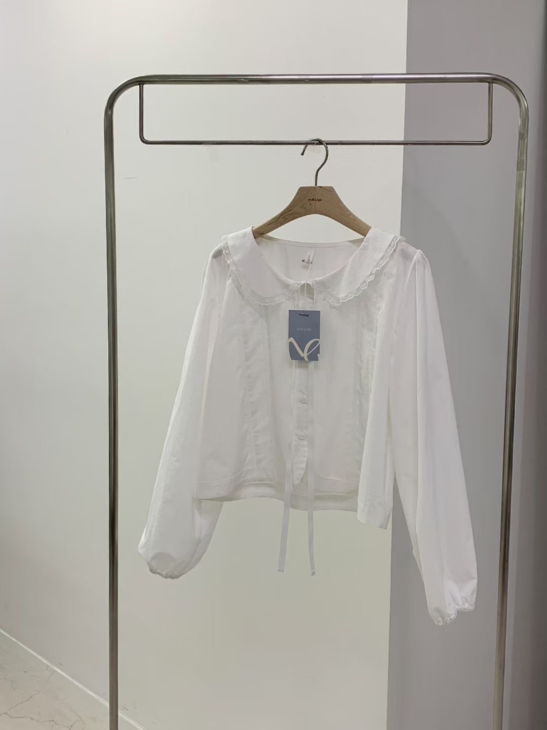 MELLOUNGE-멜라운지-T韓國代購女士新品推薦襯衫蕾絲衫MELLOUNGE-2件起襯衫/蕾絲衫圖色1