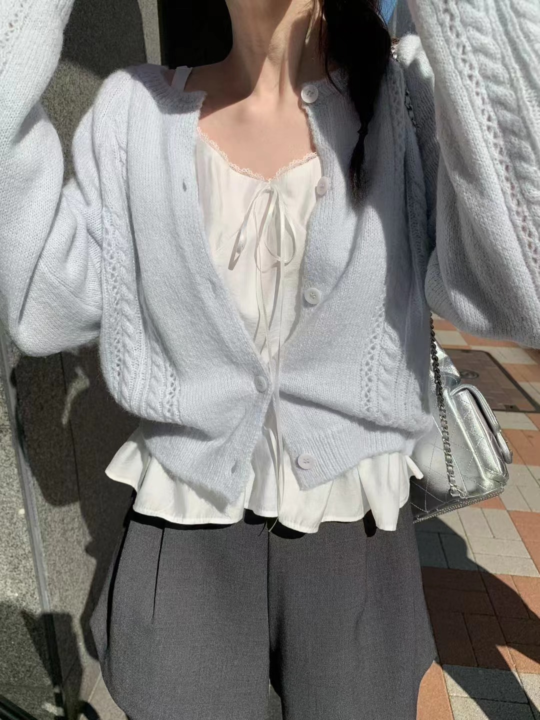 MELLOUNGE-멜라운지-T韓國直郵實拍女裝新品時尚針織衫MELLOUNGE-2件起針織衫