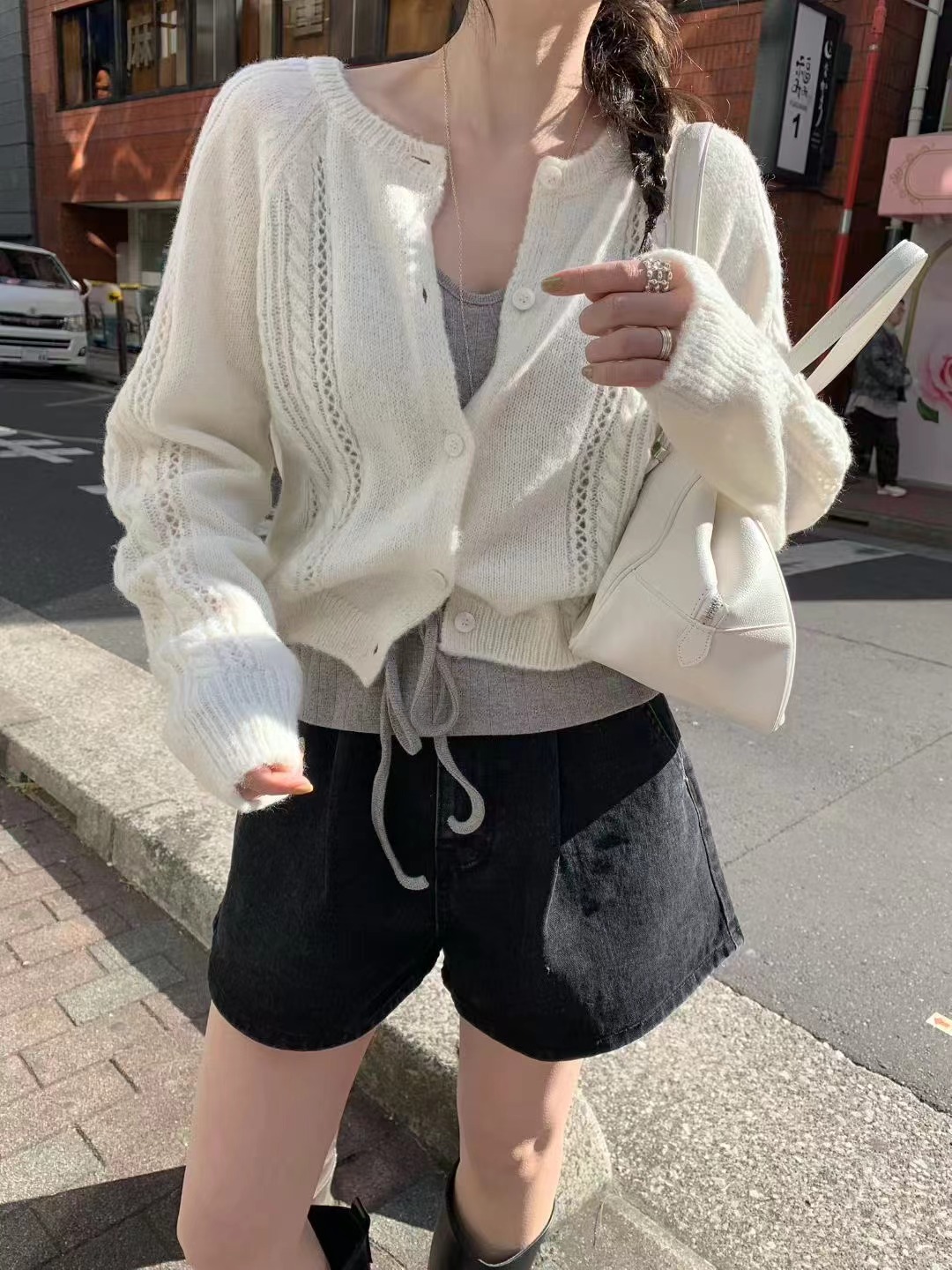 MELLOUNGE-멜라운지-T韓國直郵實拍女裝新品時尚針織衫MELLOUNGE-2件起針織衫