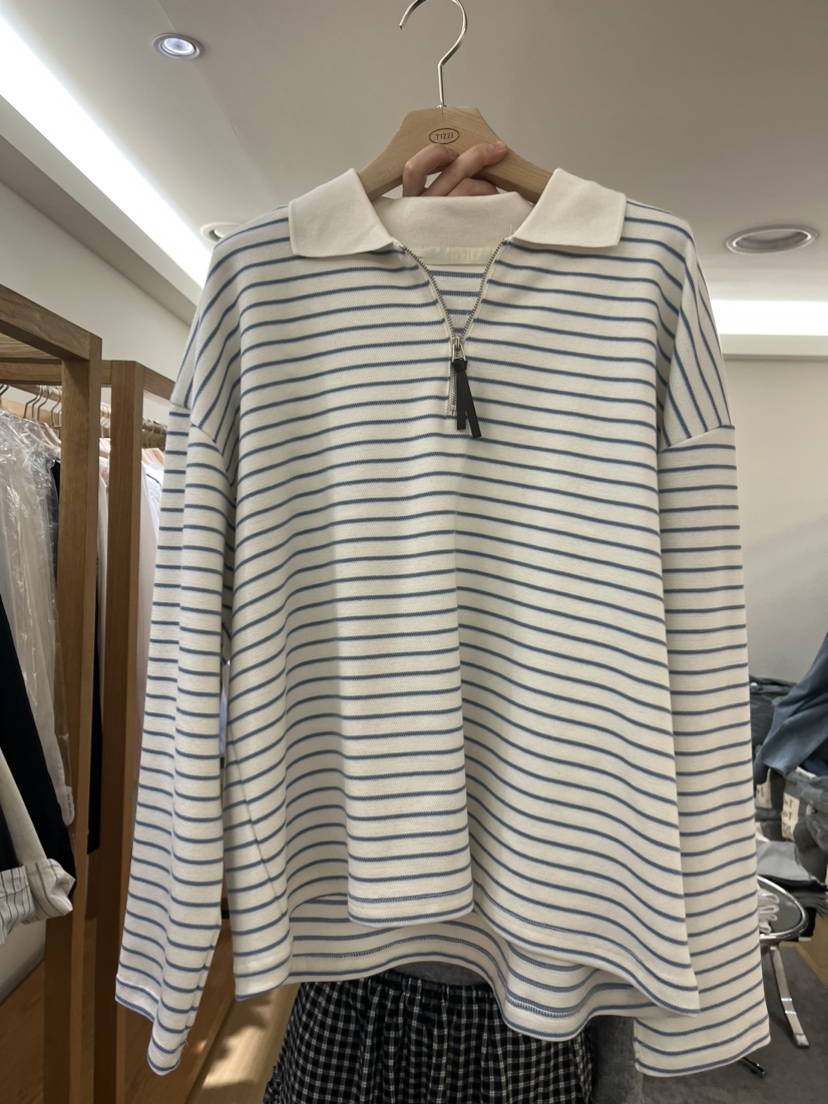 TIZZI韓國東大門代購女士新款推薦時尚26春夏人氣長袖T恤TIZZI長袖T恤圖色2