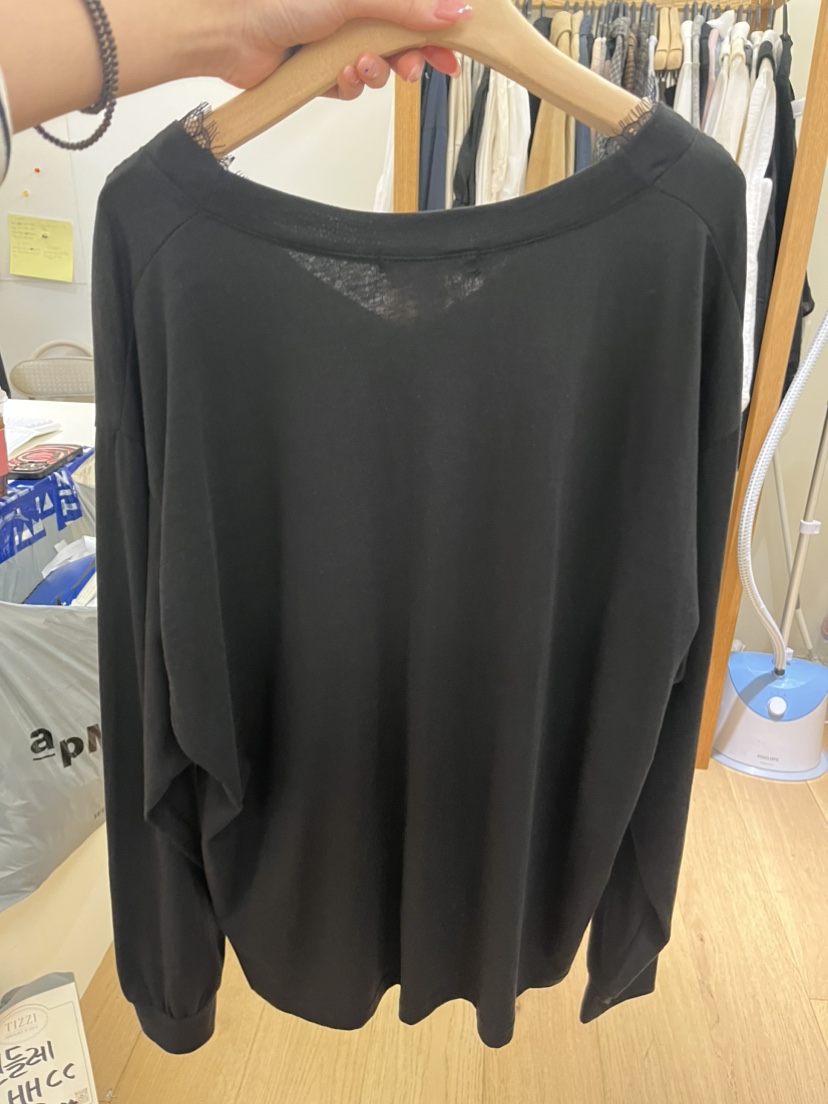 TIZZI韓國直郵實拍女士新款時尚休閑人氣熱賣26春夏長袖T恤TIZZI長袖T恤