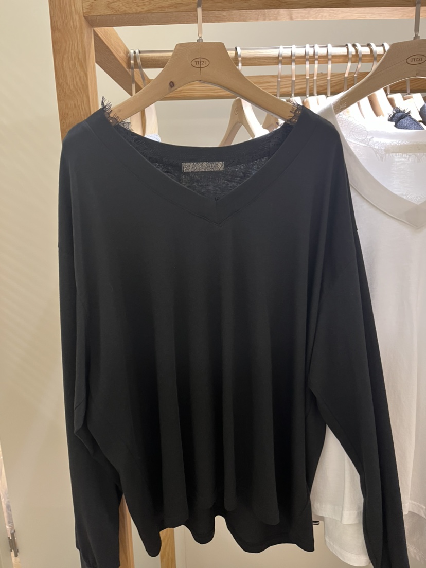 TIZZI韓國直郵實拍女士新款時尚休閑人氣熱賣26春夏長袖T恤TIZZI長袖T恤圖色2