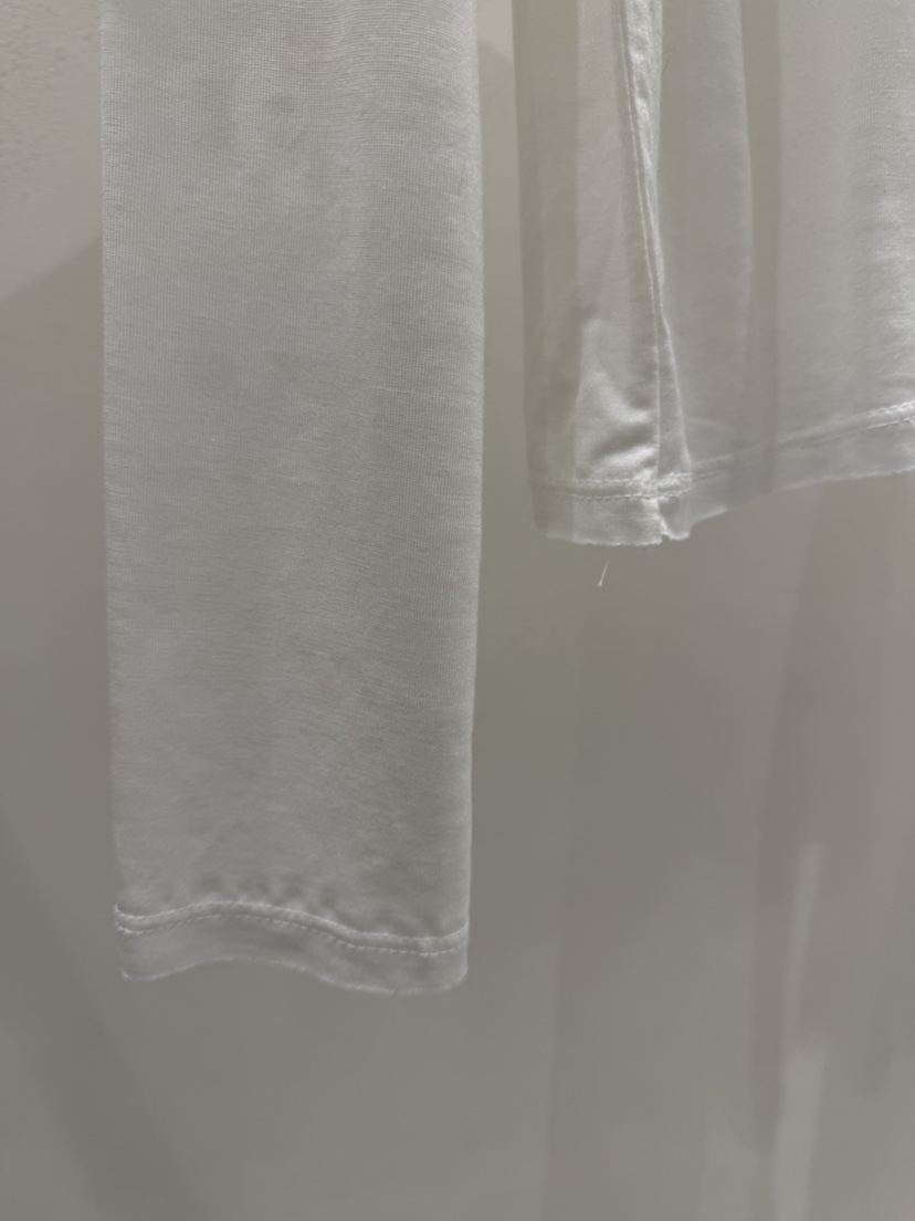 SHIRRING韓國東大門直郵女裝新款推薦26春夏長袖T恤插肩袖透視SHIRRING長袖T恤