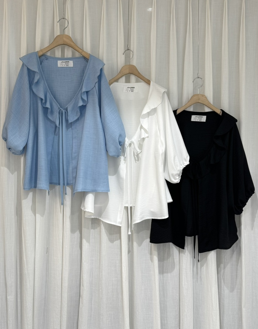 COKKIRI韓國代購女裝新款26春夏熱賣推薦人氣職業襯衫蕾絲衫COKKIRI襯衫/蕾絲衫