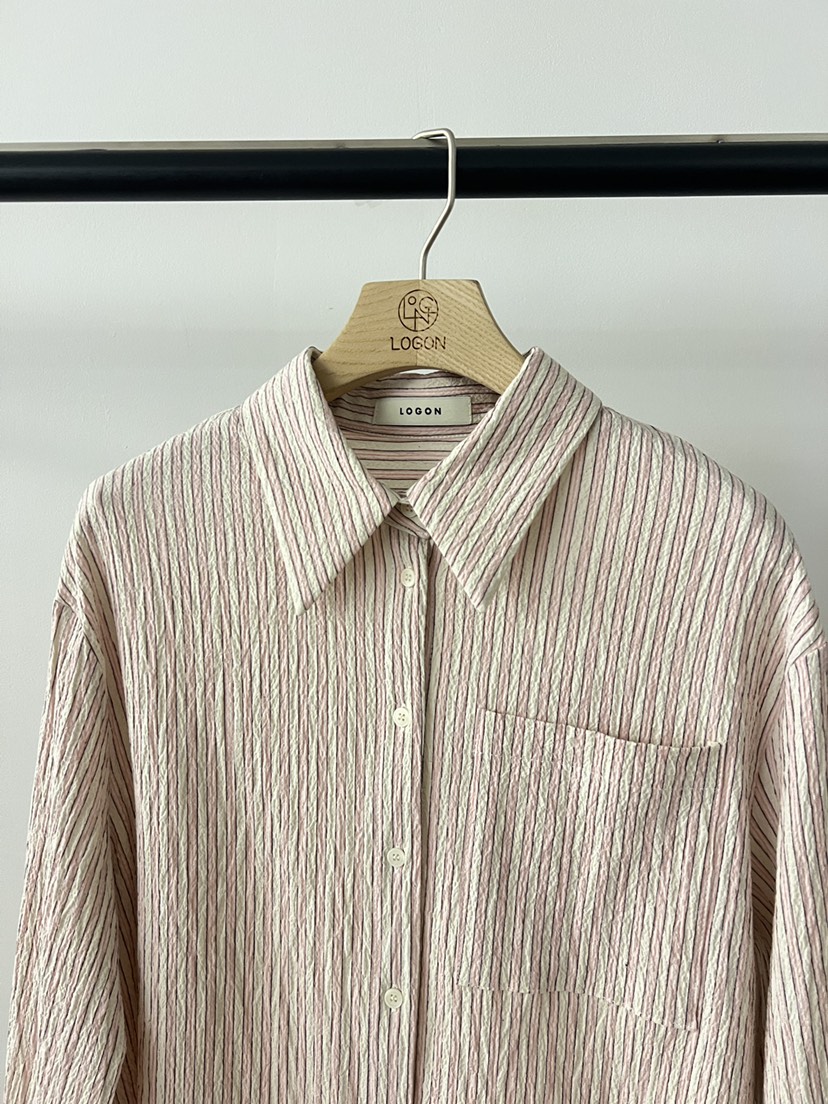 LOGON韓國東大門直郵女士新品26春夏熱賣職業推薦襯衫蕾絲衫LOGON襯衫/蕾絲衫