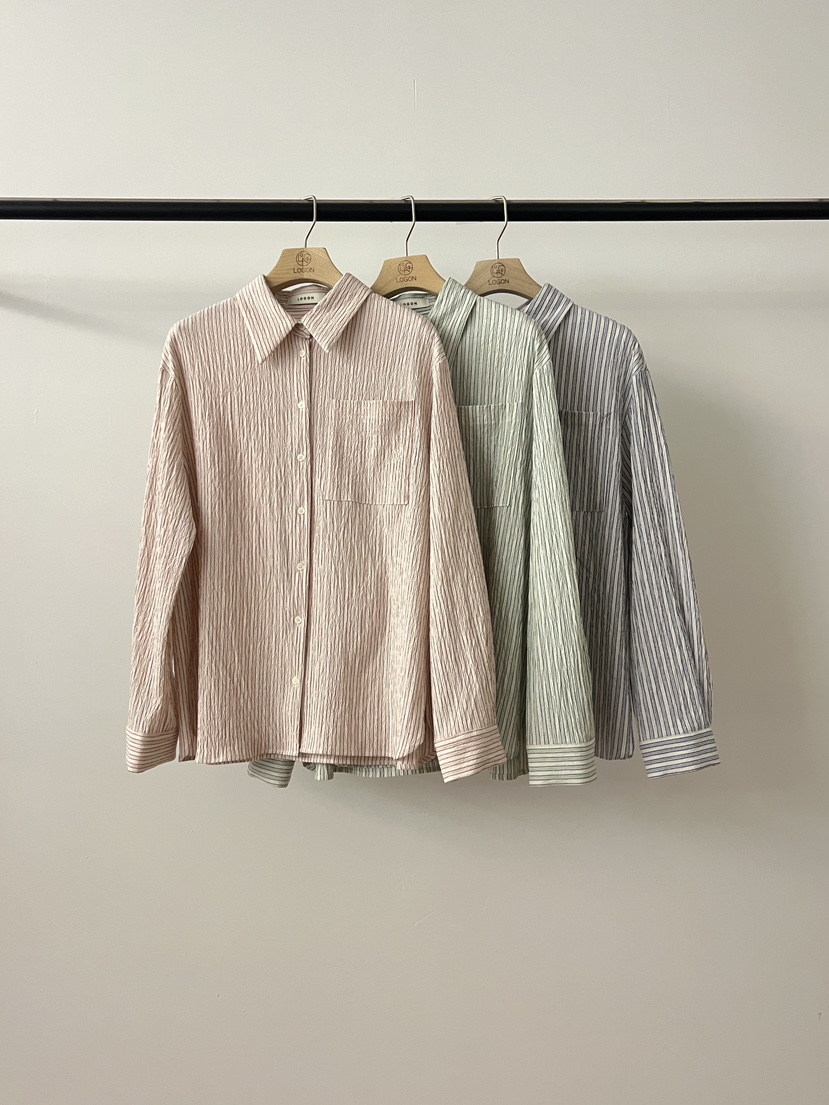 LOGON韓國東大門直郵女士新品26春夏熱賣職業推薦襯衫蕾絲衫LOGON襯衫/蕾絲衫