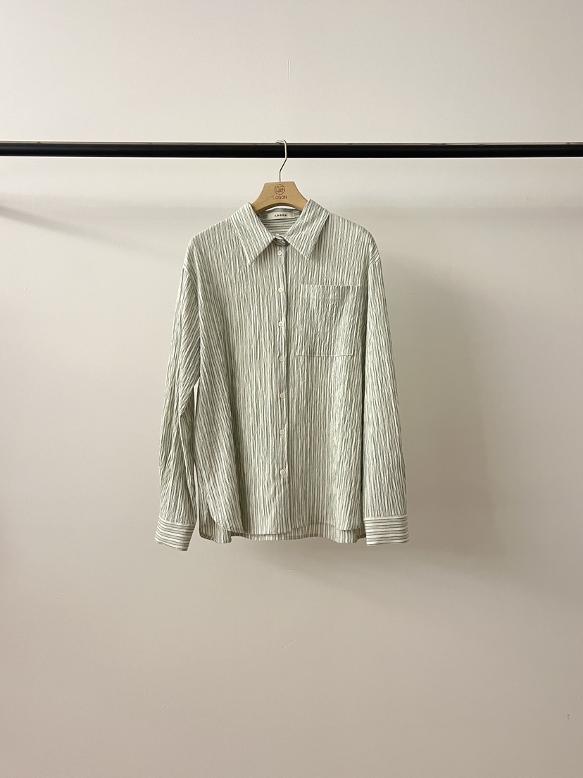 LOGON韓國東大門直郵女士新品26春夏熱賣職業推薦襯衫蕾絲衫LOGON襯衫/蕾絲衫圖色1