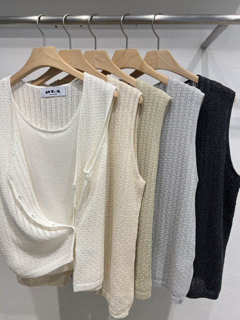 OLA韓國東大門直郵女裝新款人氣休閑時尚推薦26春夏熱賣馬甲mellor/OLA馬甲