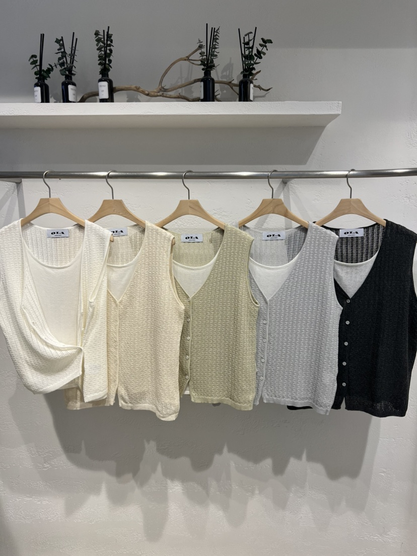 OLA韓國東大門直郵女裝新款人氣休閑時尚推薦26春夏熱賣馬甲mellor/OLA馬甲