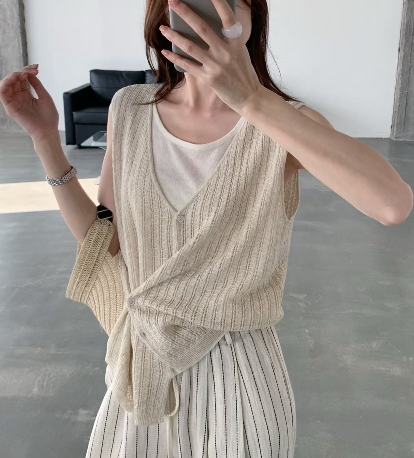 OLA韓國東大門直郵女裝新款人氣休閑時尚推薦26春夏熱賣馬甲mellor/OLA馬甲