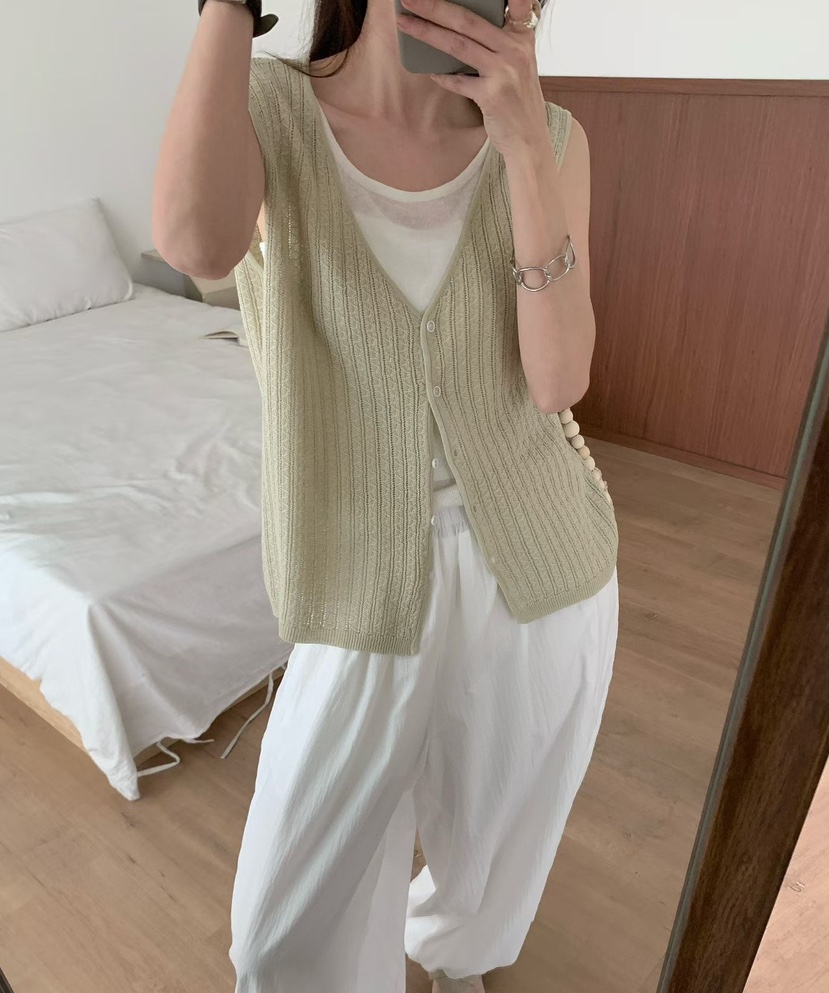 OLA韓國東大門直郵女裝新款人氣休閑時尚推薦26春夏熱賣馬甲mellor/OLA馬甲