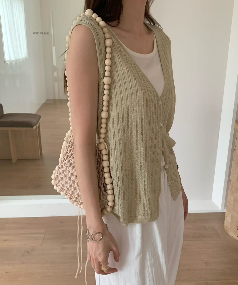 OLA韓國東大門直郵女裝新款人氣休閑時尚推薦26春夏熱賣馬甲mellor/OLA馬甲