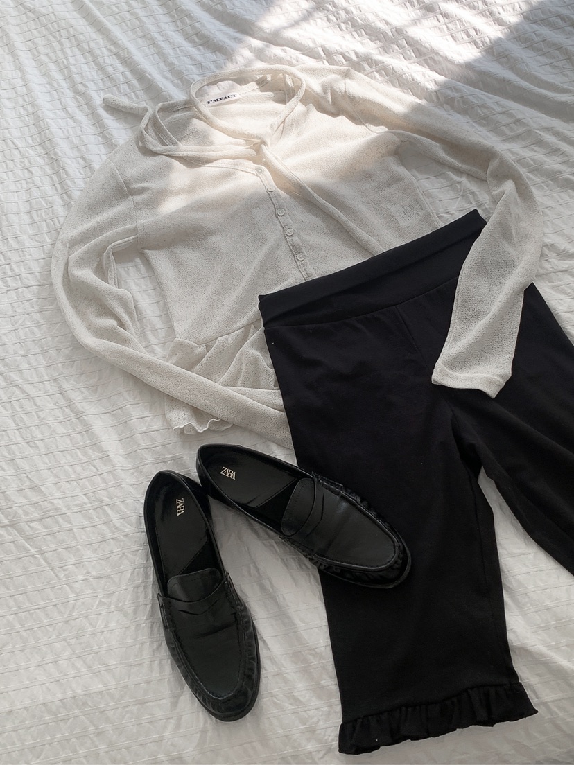 I MFACT韓國代購女士新品推薦26春夏職業針織衫褶皺開衫I MFACT針織衫