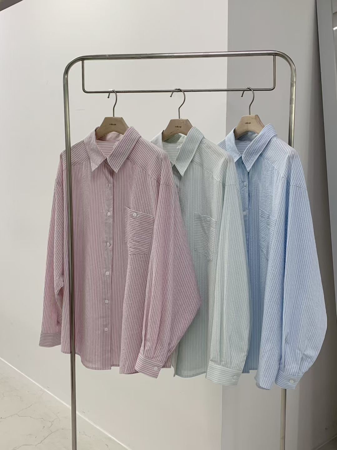 MELLOUNGE-멜라운지-T韓國直郵實拍女士新品時尚襯衫蕾絲衫MELLOUNGE-2件起襯衫/蕾絲衫