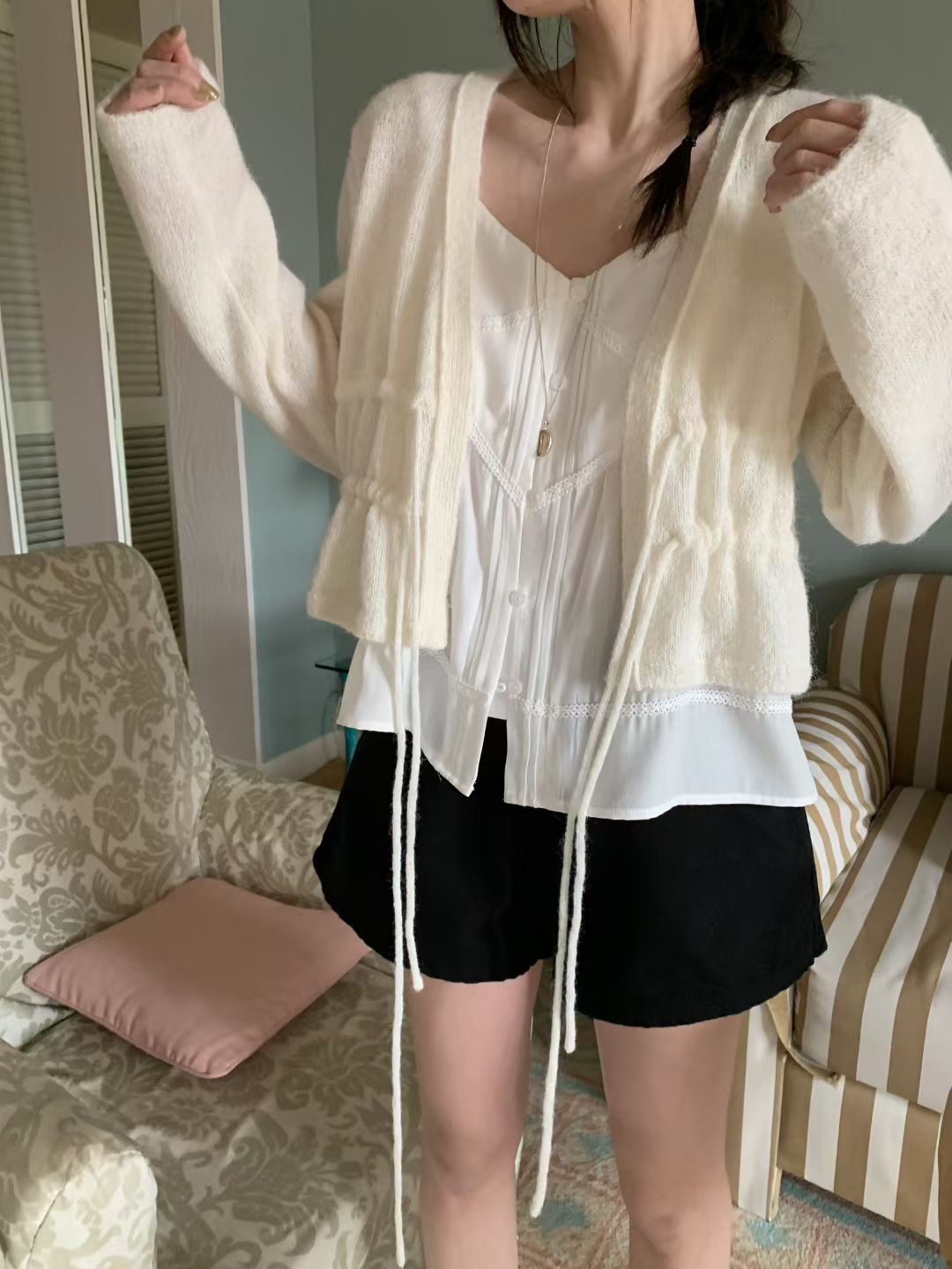 MELLOUNGE-멜라운지-T韓國東大門代購女士新款熱賣吊帶背心MELLOUNGE-2件起吊帶/背心