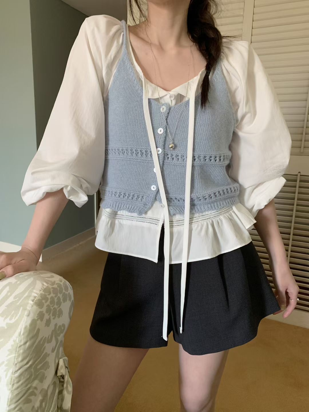 MELLOUNGE-멜라운지-T韓國東大門代購女士新品人氣吊帶背心MELLOUNGE-2件起吊帶/背心