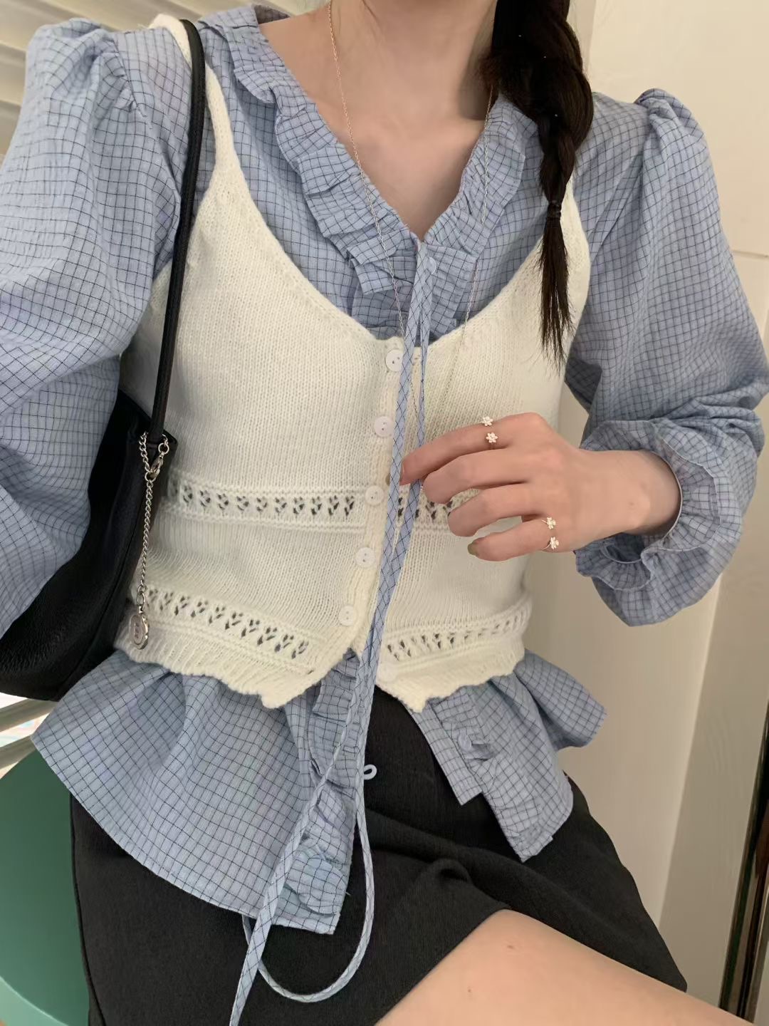 MELLOUNGE-멜라운지-T韓國東大門代購女士新品人氣吊帶背心MELLOUNGE-2件起吊帶/背心