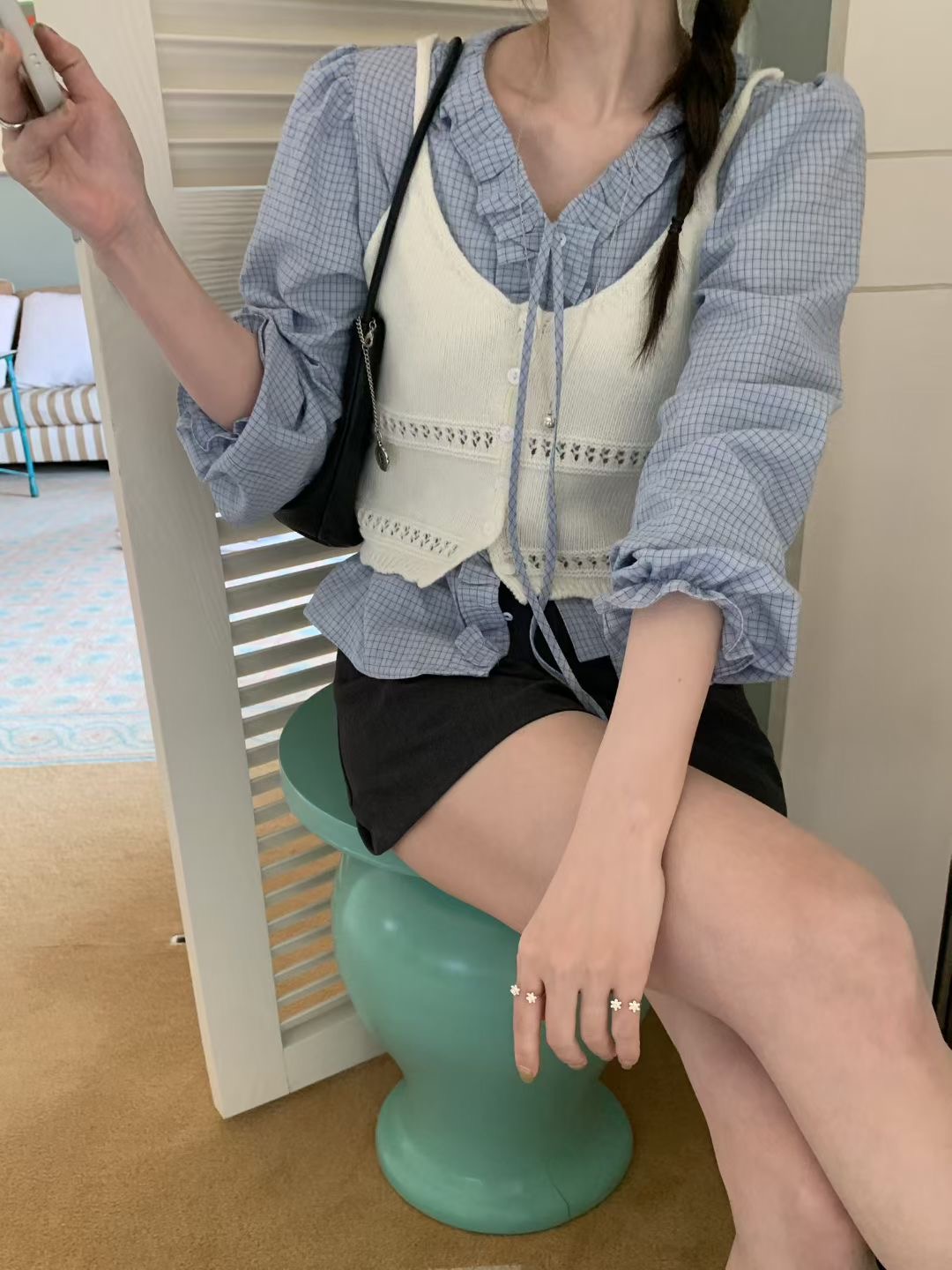 MELLOUNGE-멜라운지-T韓國東大門代購女士新品人氣吊帶背心MELLOUNGE-2件起吊帶/背心