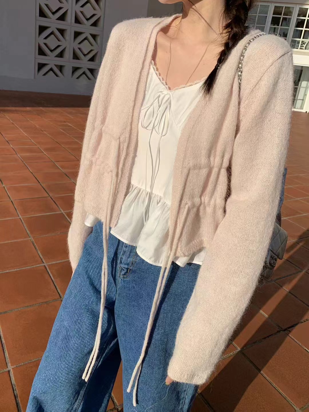 MELLOUNGE-멜라운지-T韓國代購女士新款人氣時尚針織衫MELLOUNGE-2件起針織衫