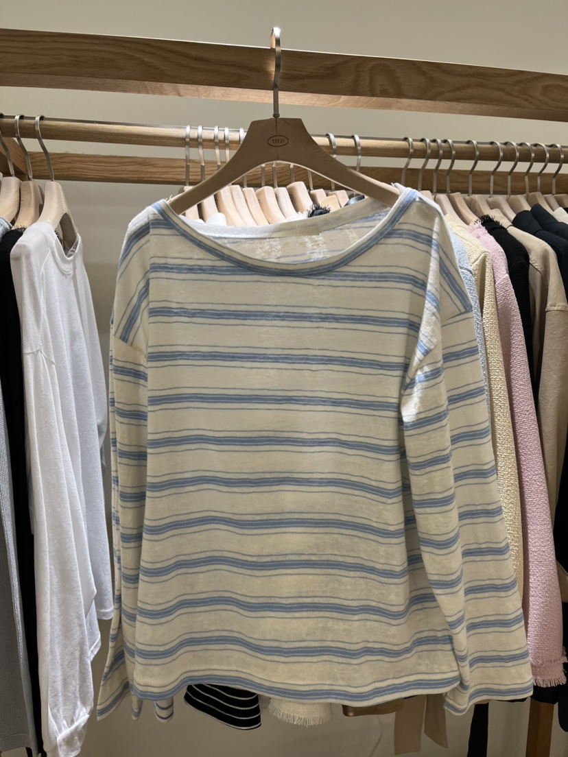 TIZZI韓國直郵實拍女士新款人氣時尚推薦26春夏熱賣長袖T恤TIZZI長袖T恤圖色2