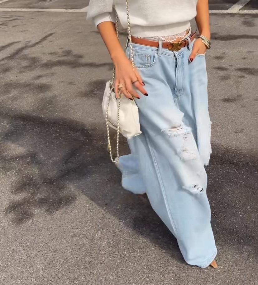 SHIRRING韓國代購女士新品休閑推薦熱賣人氣26春夏牛仔褲SHIRRING牛仔褲