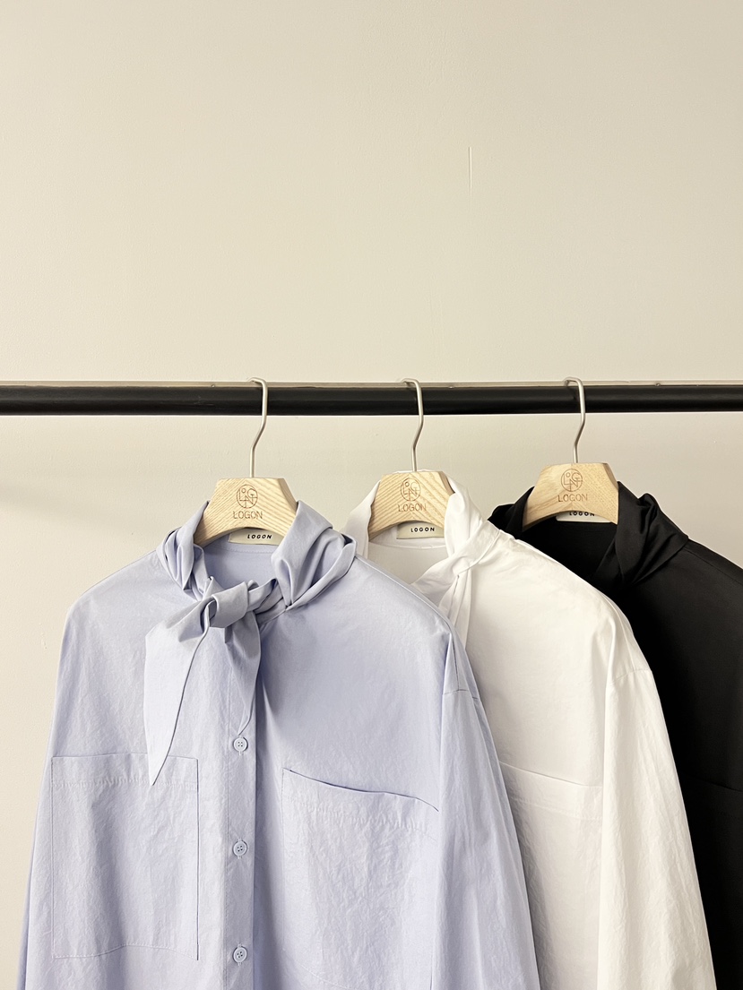 LOGON韓國東大門直郵女裝新品26春夏人氣職業熱賣襯衫蕾絲衫LOGON襯衫/蕾絲衫