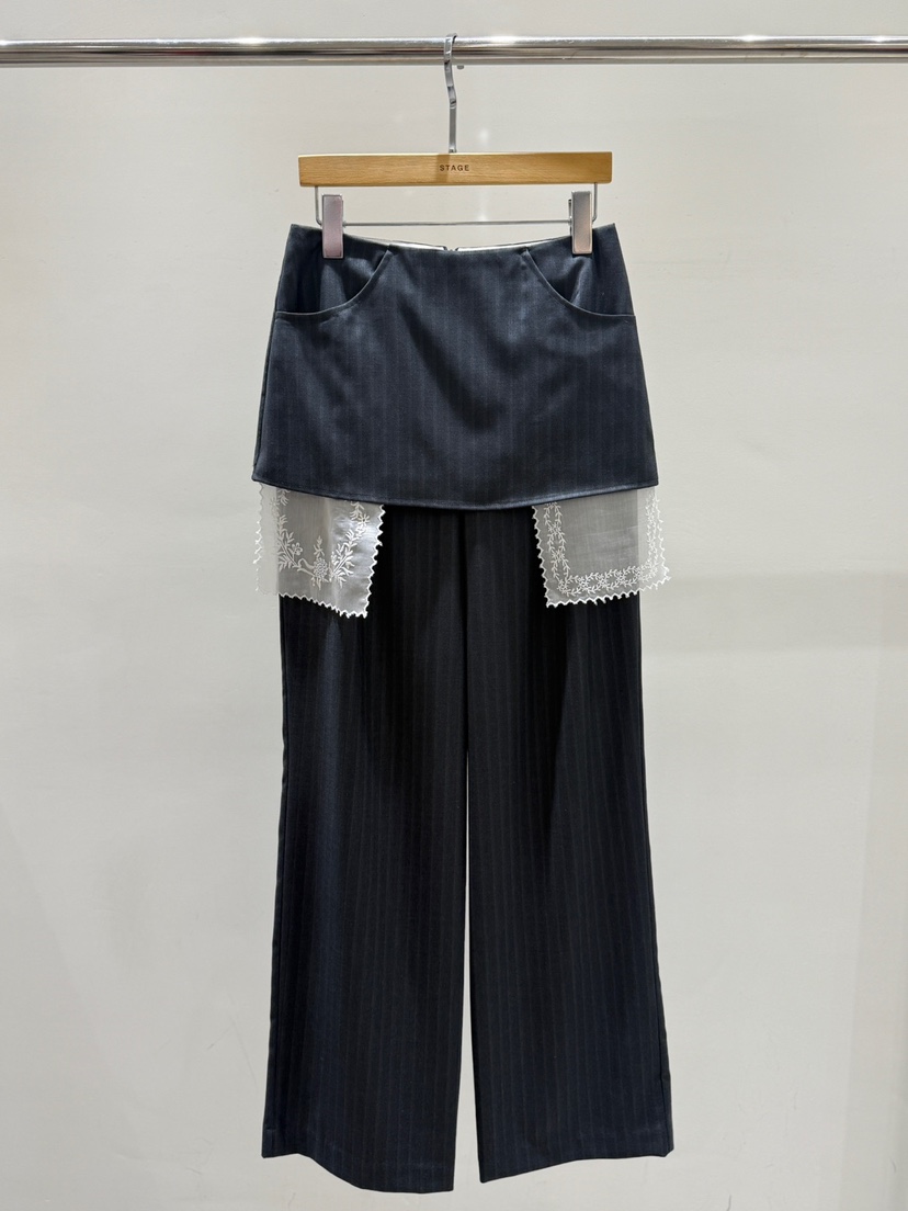 STAGE韓國直郵實拍女士新品休閑職業時尚熱賣推薦26春夏裙褲STAGE裙褲圖色1