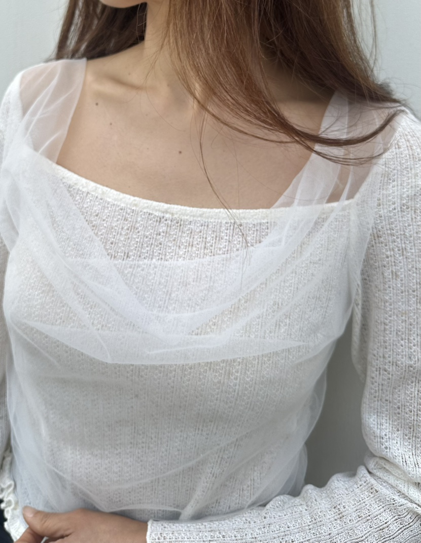 CLASSY-O韓國東大門代購女裝新品熱賣26春夏長袖T恤雪紡CLASSY-O長袖T恤