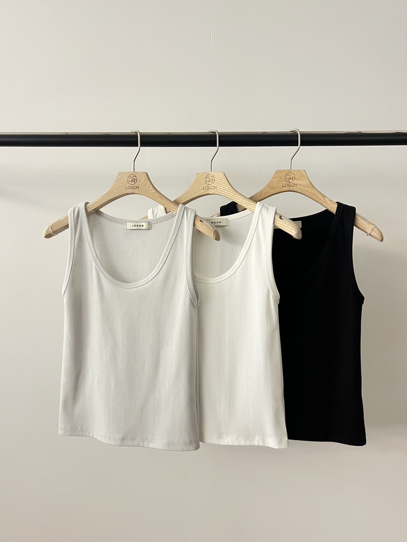 LOGON韓國代購女士新款時尚熱賣休閑26春夏推薦職業吊帶背心LOGON吊帶/背心