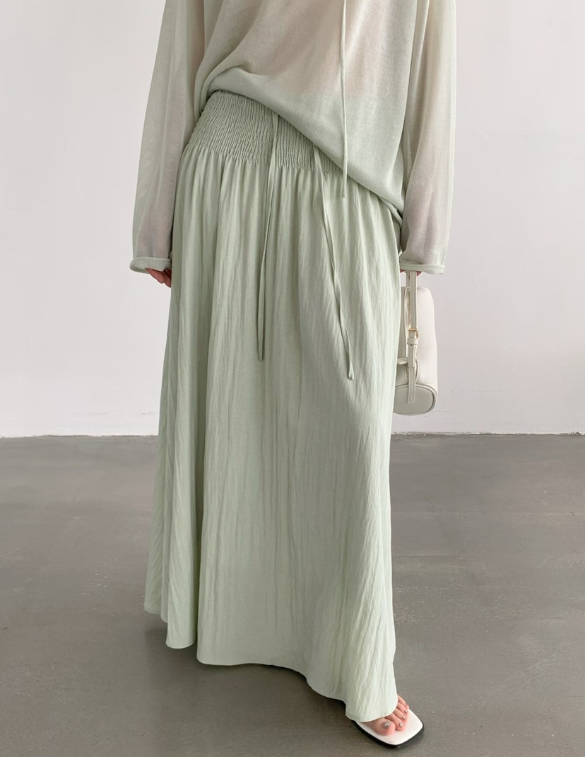 OLA韓國代購女裝新款人氣26春夏時尚推薦職業熱賣休閑長裙mellor/OLA長裙