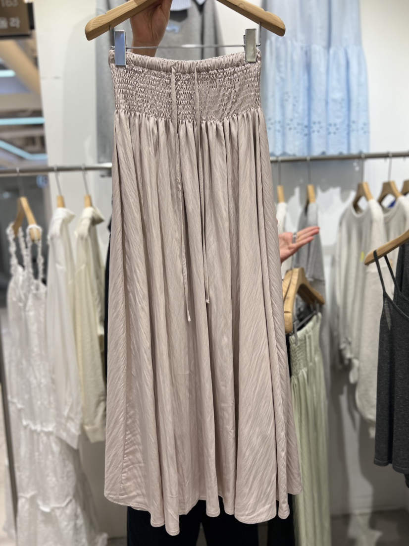 OLA韓國代購女裝新款人氣26春夏時尚推薦職業熱賣休閑長裙mellor/OLA長裙圖色2