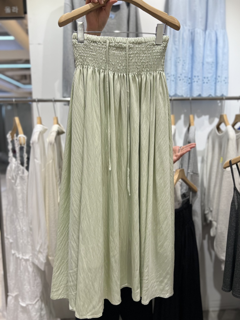 OLA韓國代購女裝新款人氣26春夏時尚推薦職業熱賣休閑長裙mellor/OLA長裙圖色3