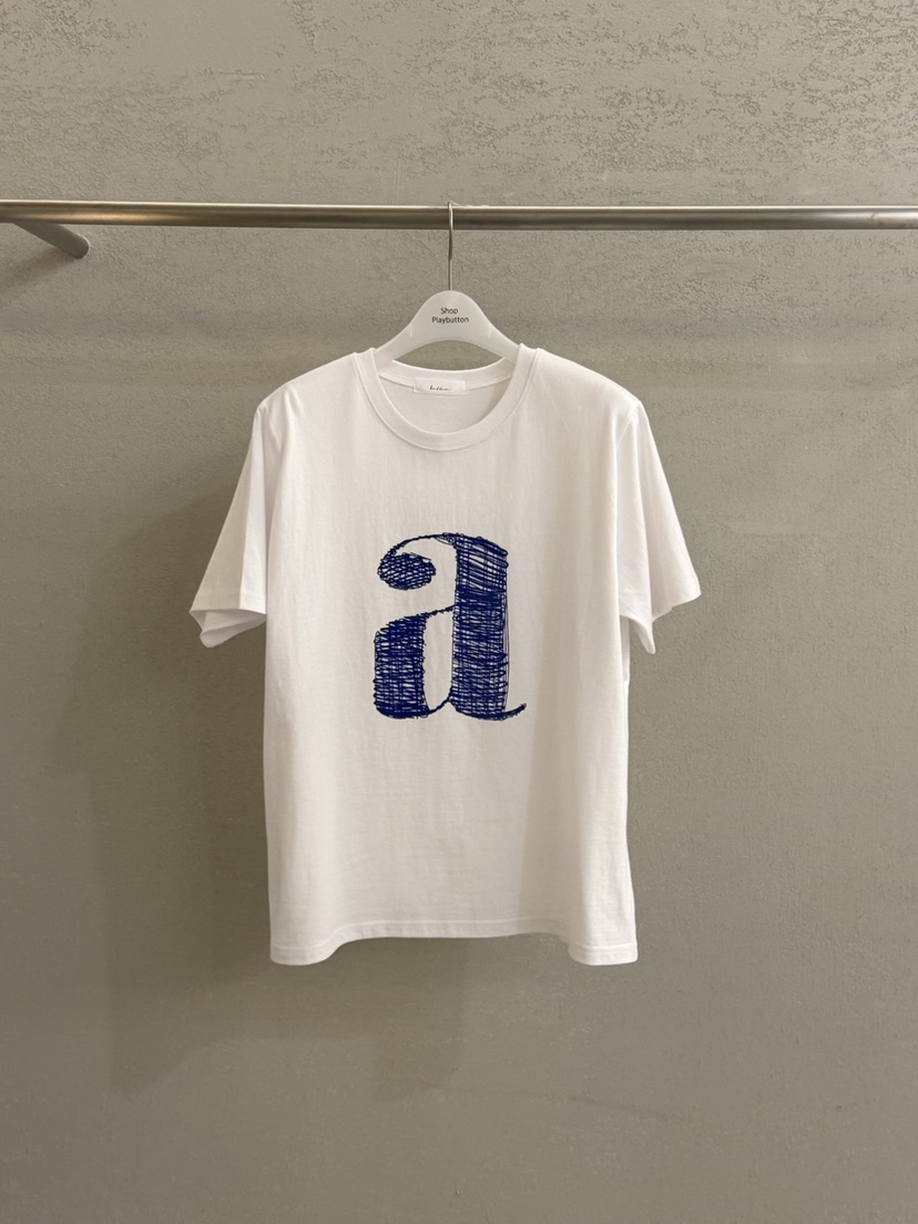 PLAYBUTTON-P韓國代購女裝新款休閑時尚職業26春夏人氣T恤PLAYBUTTONT恤圖色1