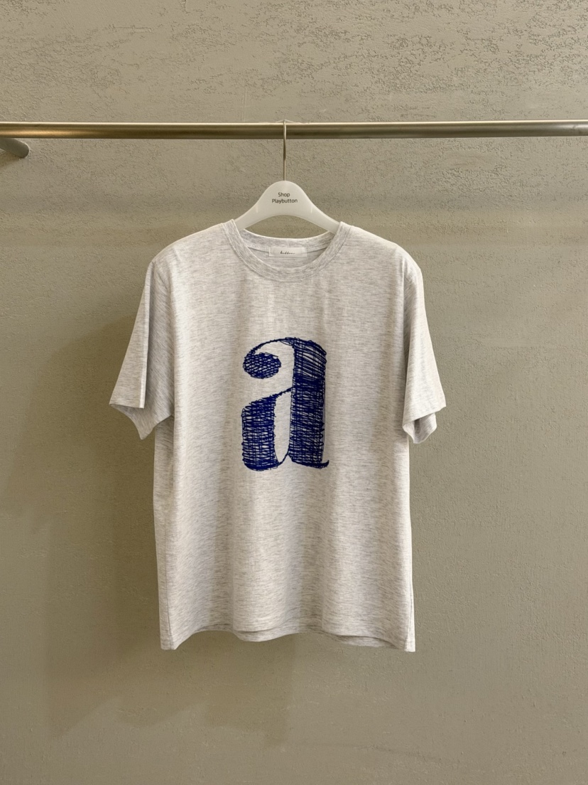 PLAYBUTTON-P韓國代購女裝新款休閑時尚職業26春夏人氣T恤PLAYBUTTONT恤圖色2