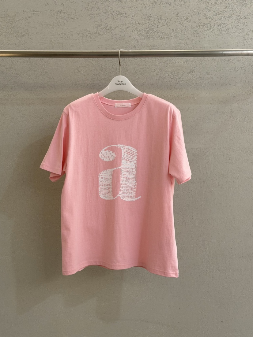 PLAYBUTTON-P韓國代購女裝新款休閑時尚職業26春夏人氣T恤PLAYBUTTONT恤圖色3